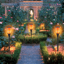 flame lights outdoor