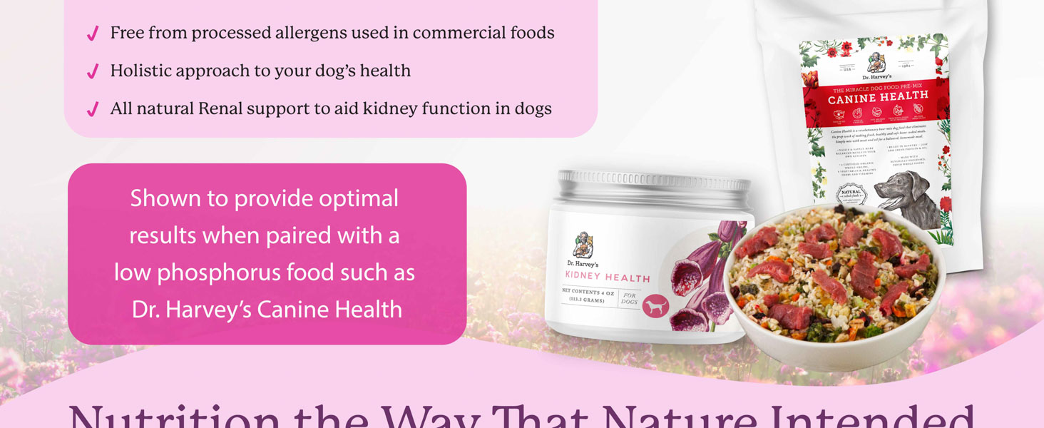 dr harveys kidney health support supplement for dogs herbal mushroom supplement natural immune