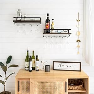 wine shelf