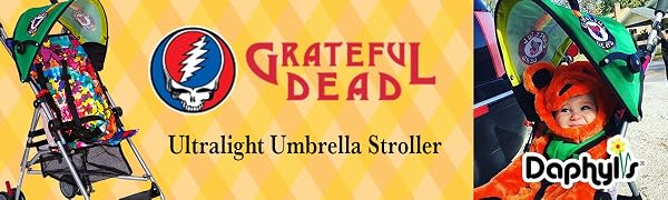 Grateful Dead, Stroller, Umbrella Stroller, Infant, Toddler, baby, Baby Shower, Baby Gift