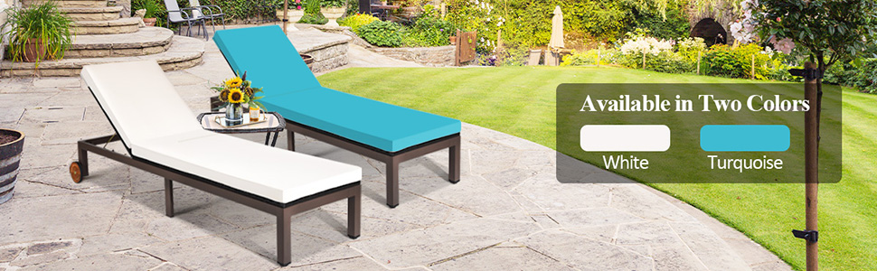 patio wicker chaise