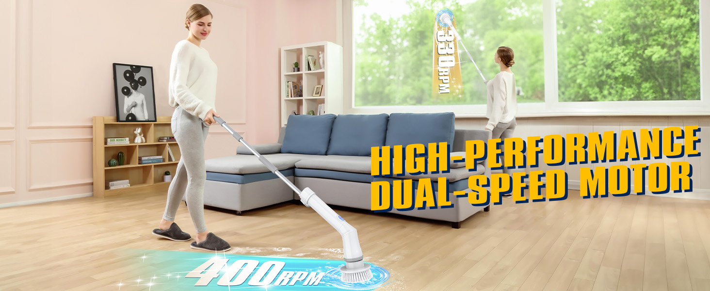 electric spin scrubber