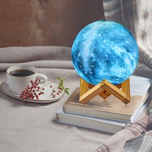 3d printed moon lamp