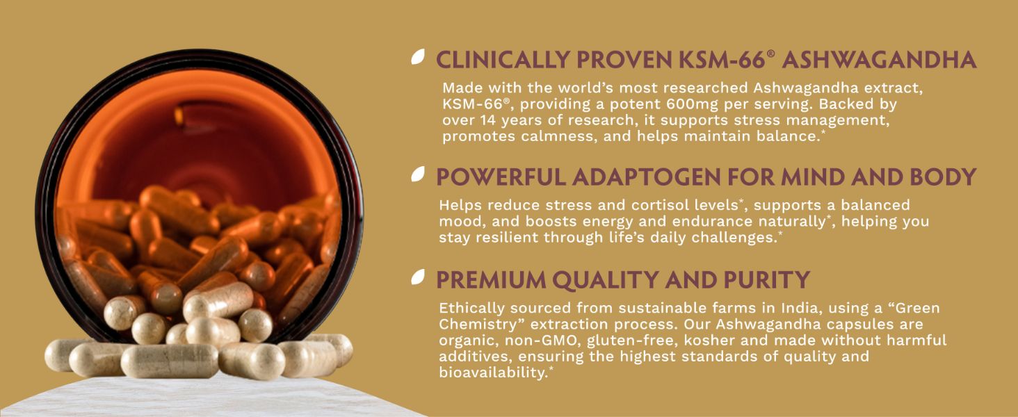 Clinically Proven KSM-66 Ashwagandha