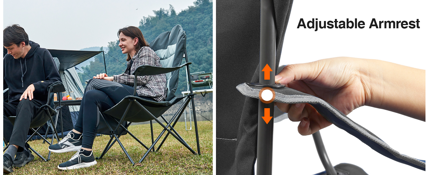 high back camp chair