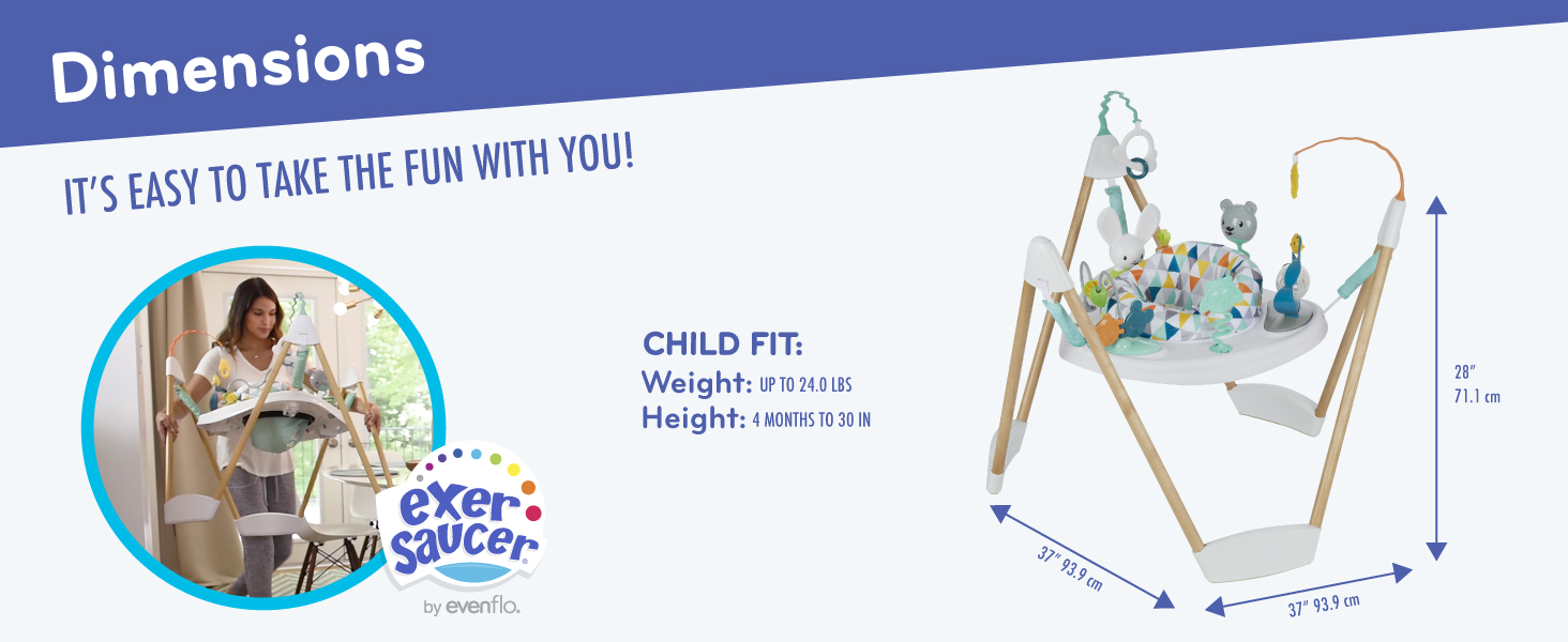 Evenflo Exersaucer Woodland Wonder
