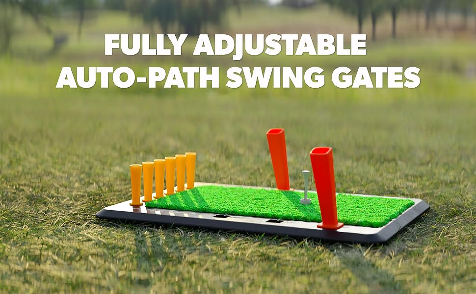 Fully adjustable auto-path swing gates