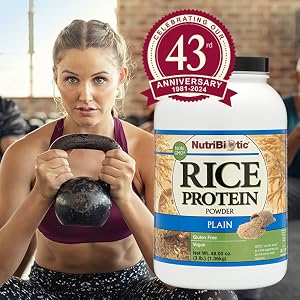 Rice Protein, Plain 3 Lb - Anniversary Image