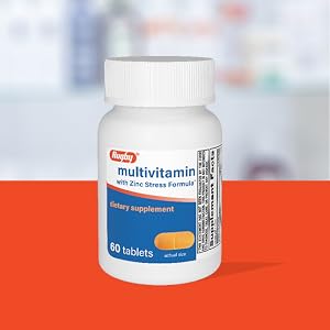 Rugby vitamin B6 with zinc stress formula