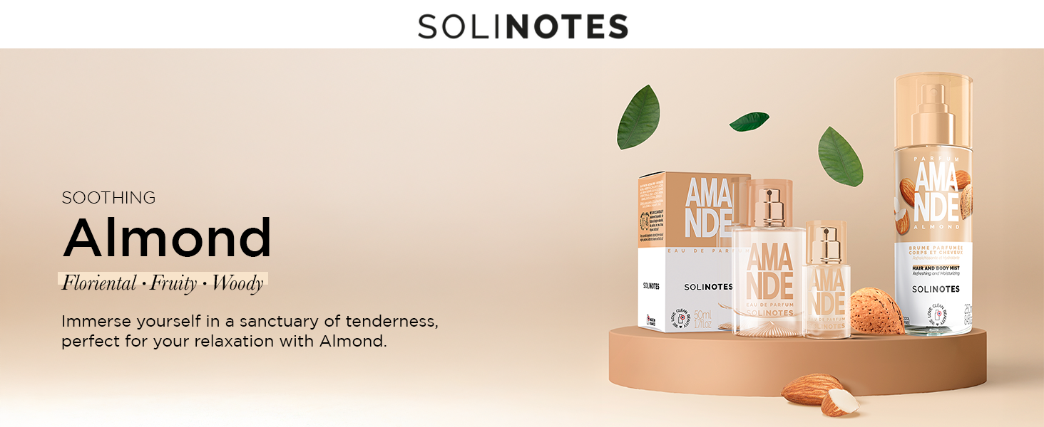 Solinotes Almond Perfume Delicate Floral and Soothing Scent