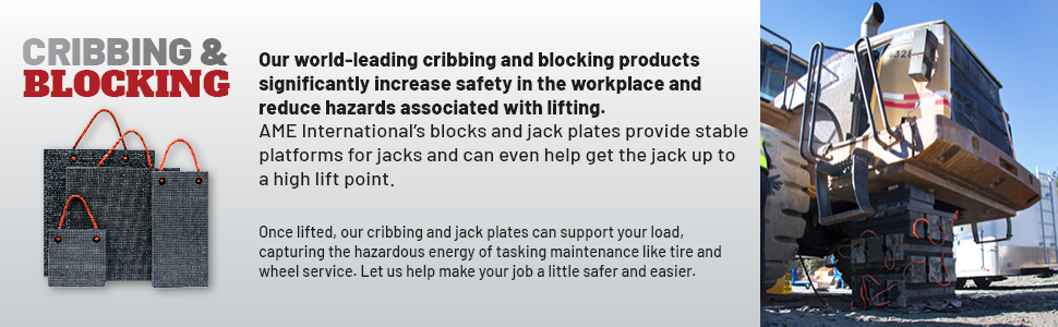 cribbing and blocking for stable platforms for jacks