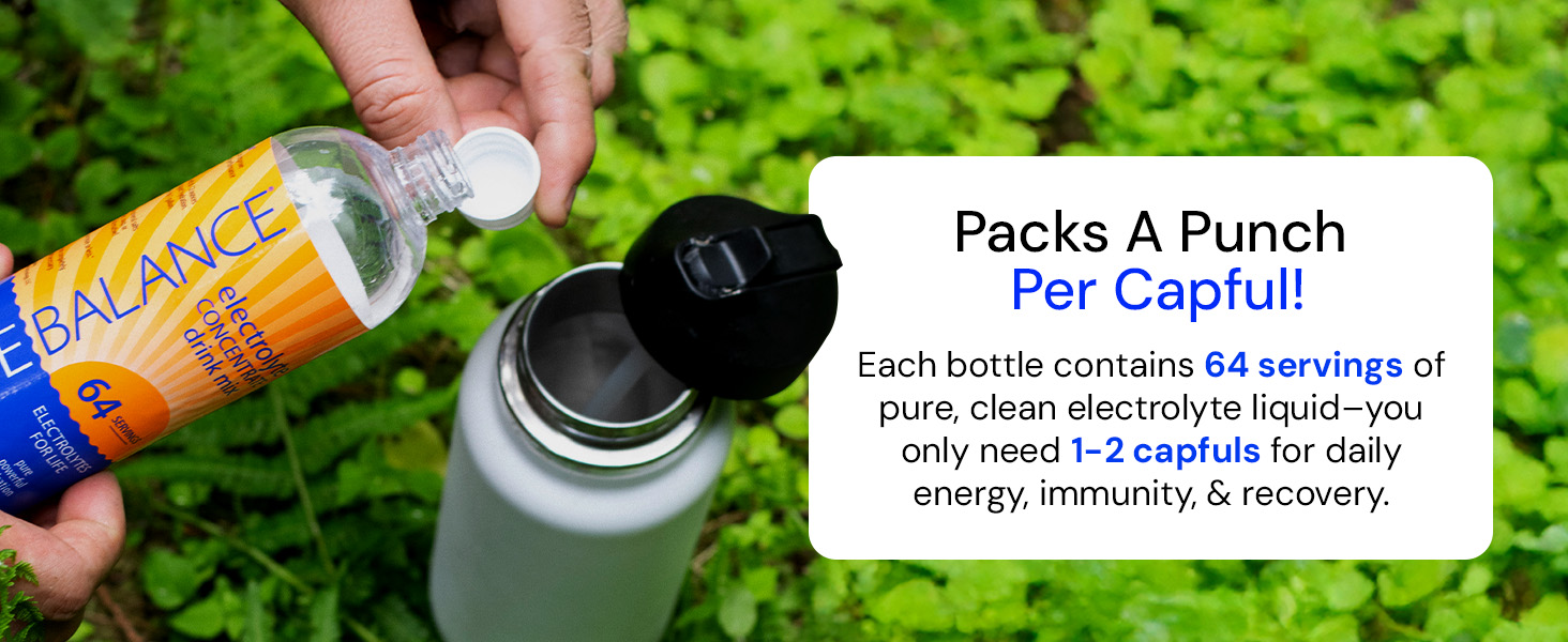 LyteBalanace Liquid Electrolytes Drink Mix ,Daily Hydration