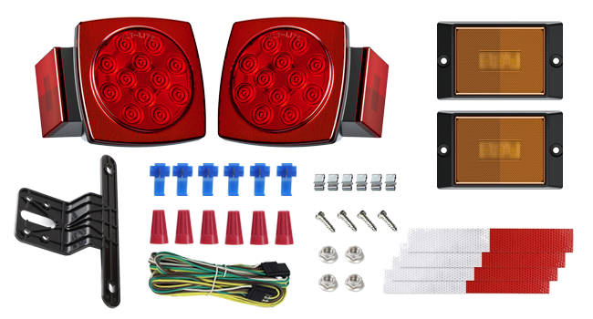 Submersible LED Trailer Tail Light Kit