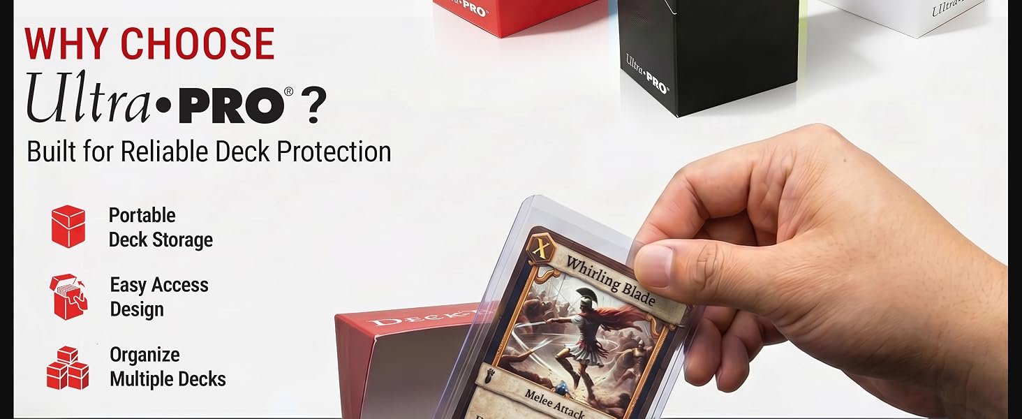 commander storage sports bulk playing pokemon game accessories decks ultrapro boxs organizer binder