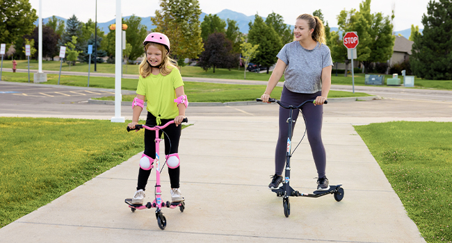 Kids Kick Scooter, Adjustable Height Handlebars
