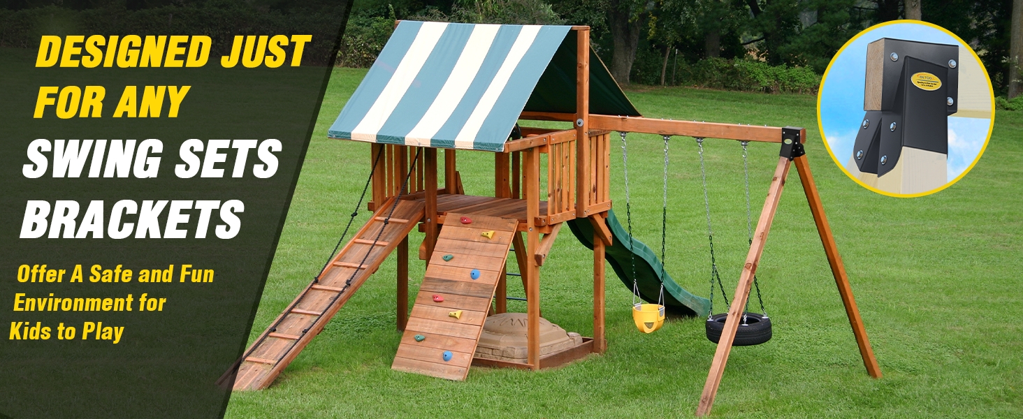 BETOOLL A-Frame 1pcs Brackets Swing Set