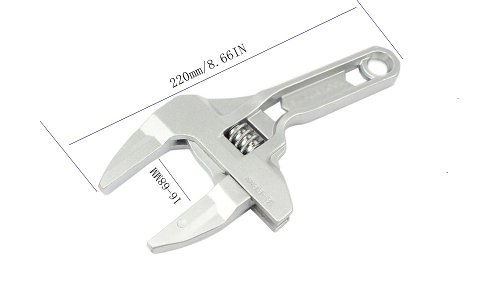 Adjustable Spanner Wrench 16-68mm Dimension