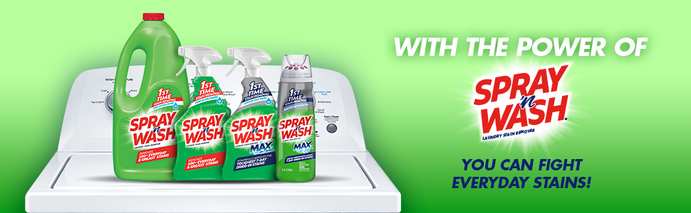 you can fight everyday stains with spray n wash