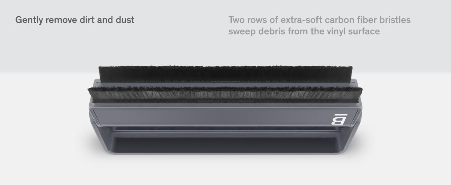 turntable vinyl record player cleaning brush carbon fiber boundless audio hifi cleaner anti static