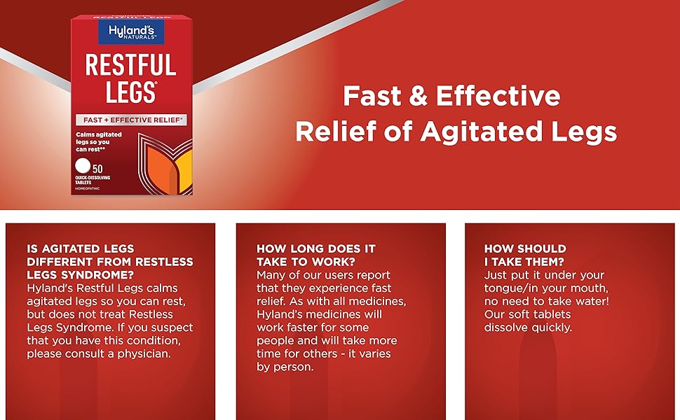 Fast &amp; Effective Relief of Agitated legs