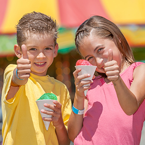 Enjoying Snappy Sno Cones