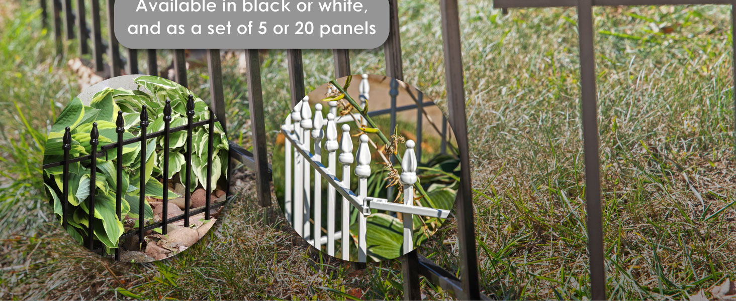 available in black or white, and as a set of 5 or 20 panels