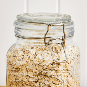 airtight glass jar