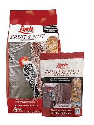 lyric, bird seed, bird food, lyric bird seed, wild bird seed, fruit and nut, fruit and nut bird seed