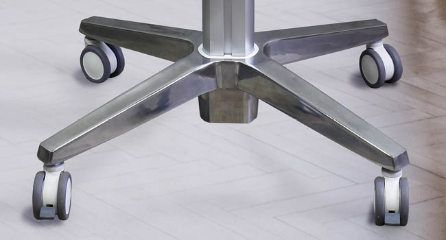 LearnFit Mobile Standing Desk Premium Castors