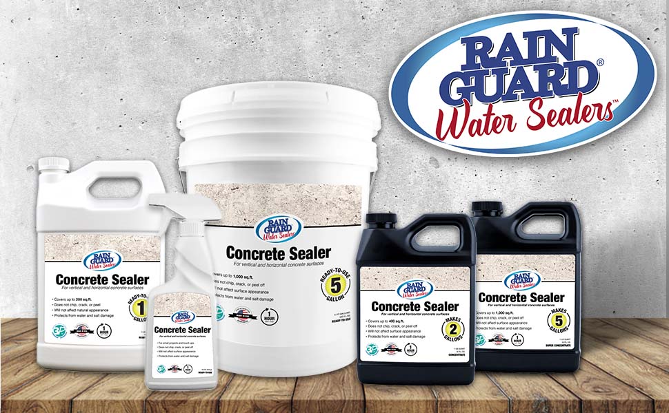 concrete sealer rain guard