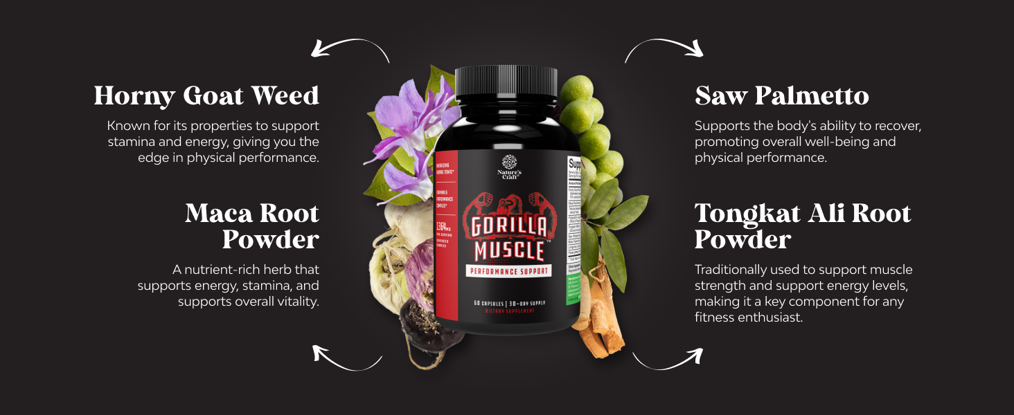 Gorilla Muscle 60ct