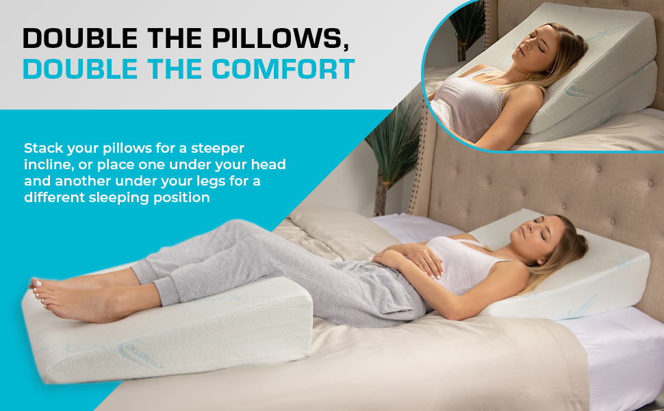 Double the pillows, double the comfort