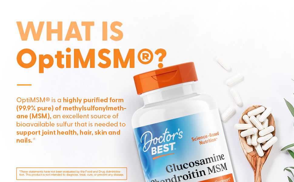 Glucosamine Chondroitin MSM OptiMSM