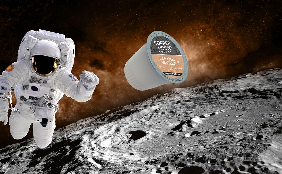 Copper Moon K-Cup Caramel Vanilla K-Cups Astronaut
