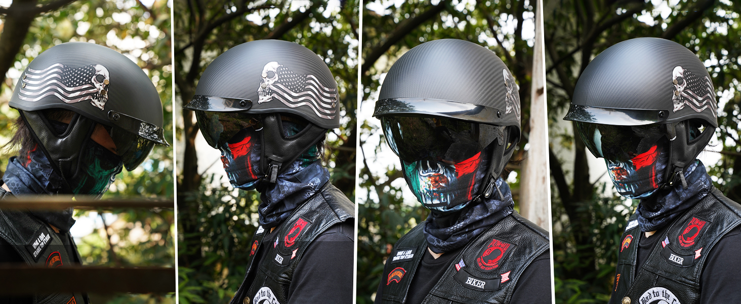 harley davidson helmet;open face motorcycle helmet;carbon fiber helmets motorcycle