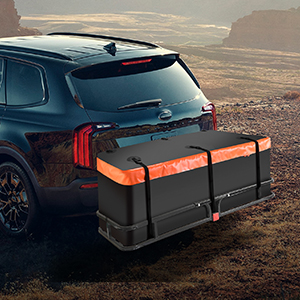hitch cargo bag and hitch mount cargo basket