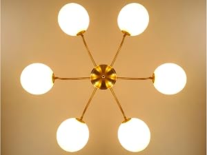 gold sputnik chandelier