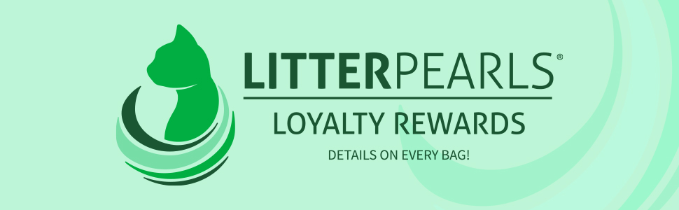 Litter Pearls Loyalty Rewards logo - details on every bag