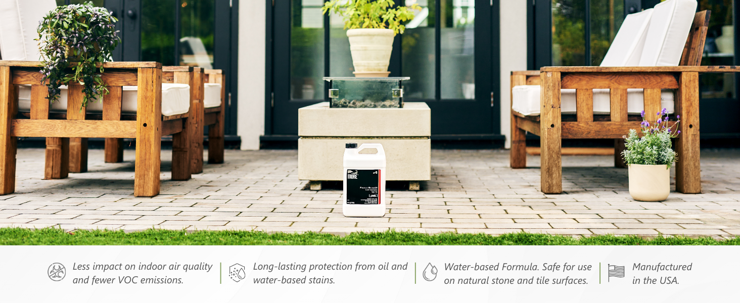Gentle, Water-Based Formula, Less impact on indoor air quality and fewer VOC emissions
