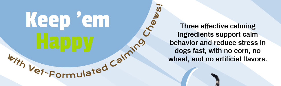 vet-formulated calming chews
