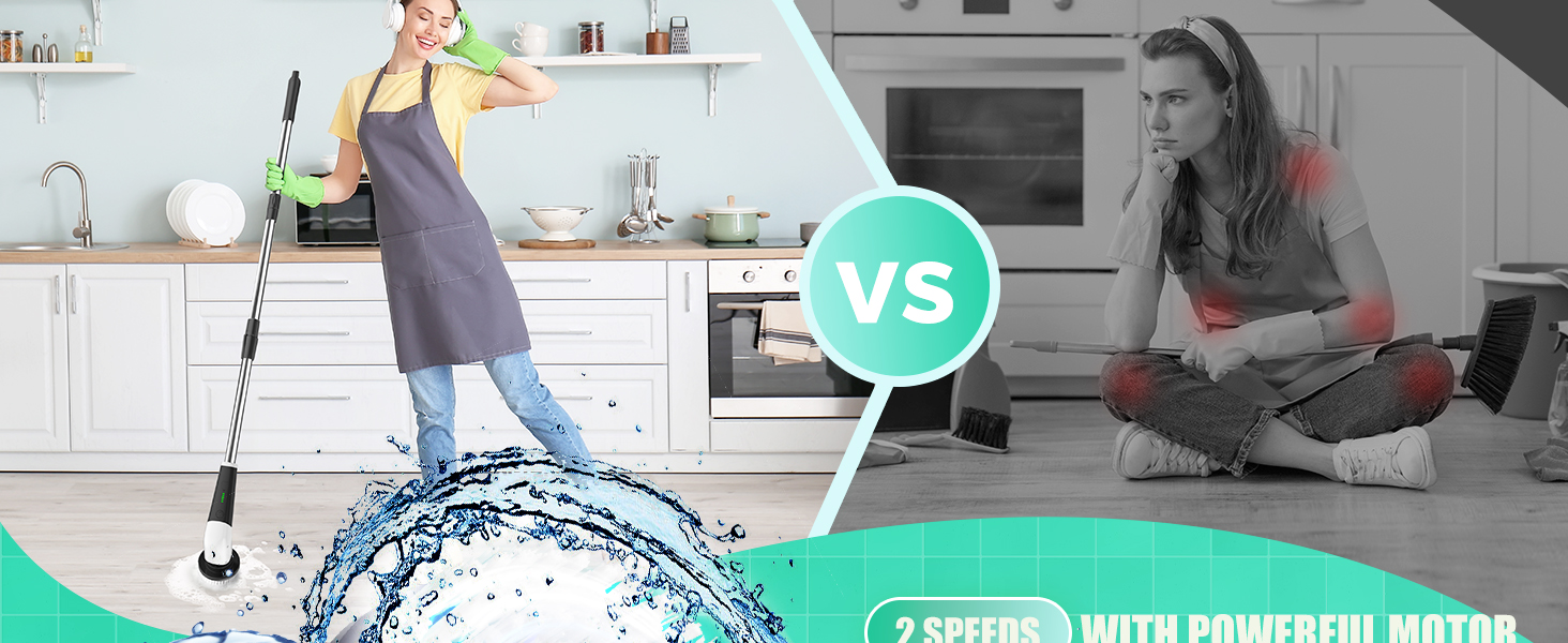 Electric Spin Scrubber Brush