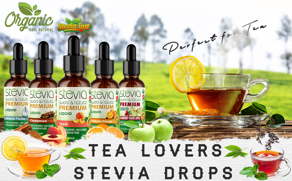 Tea Lovers Stevia Drops