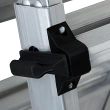 Heavy duty polymer spring loaded locks