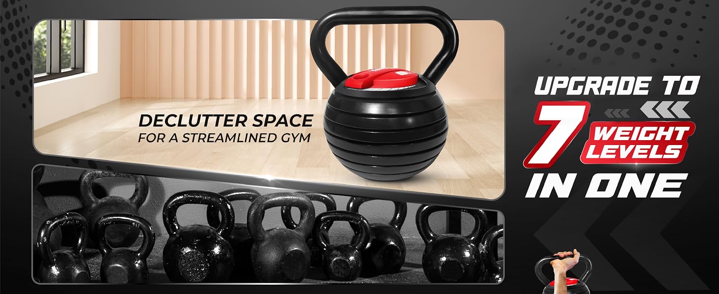Adjustable kettlebell handle for customizable weight training