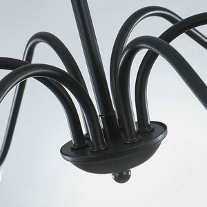 black farmhouse chandelier