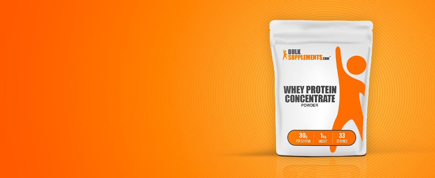 BulkSupplements Whey Protein Concentrate Powder