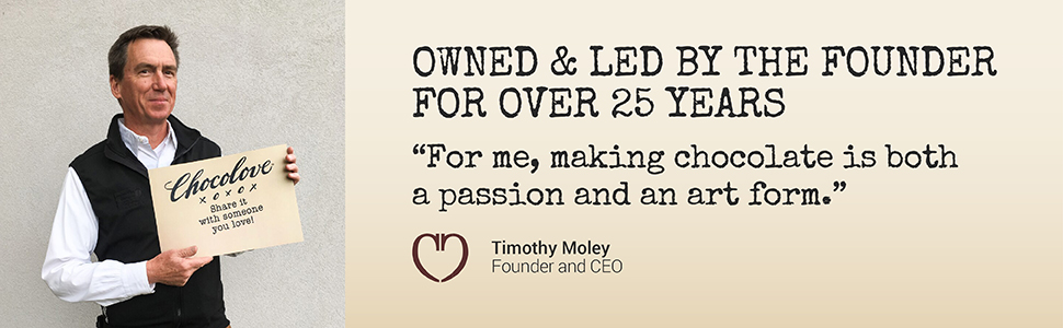 Chocolove founder Timothy Moley