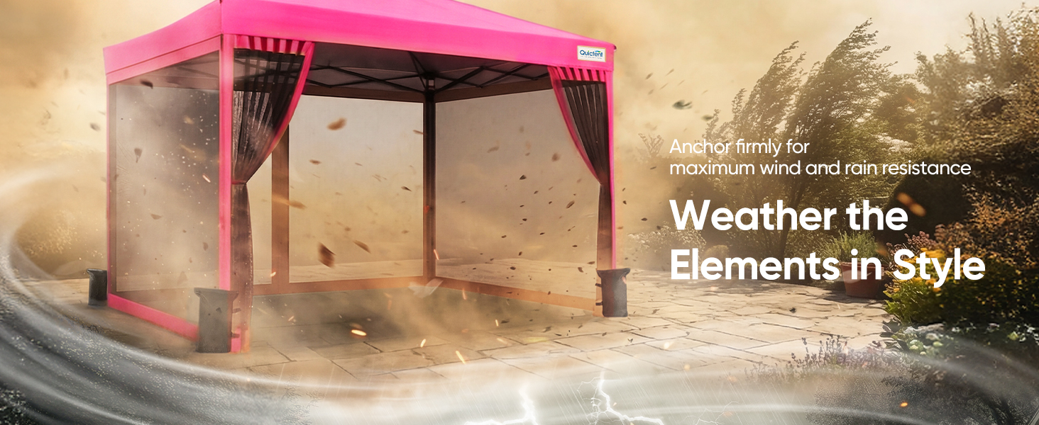10x10 Pop up Canopy Tent with Netting