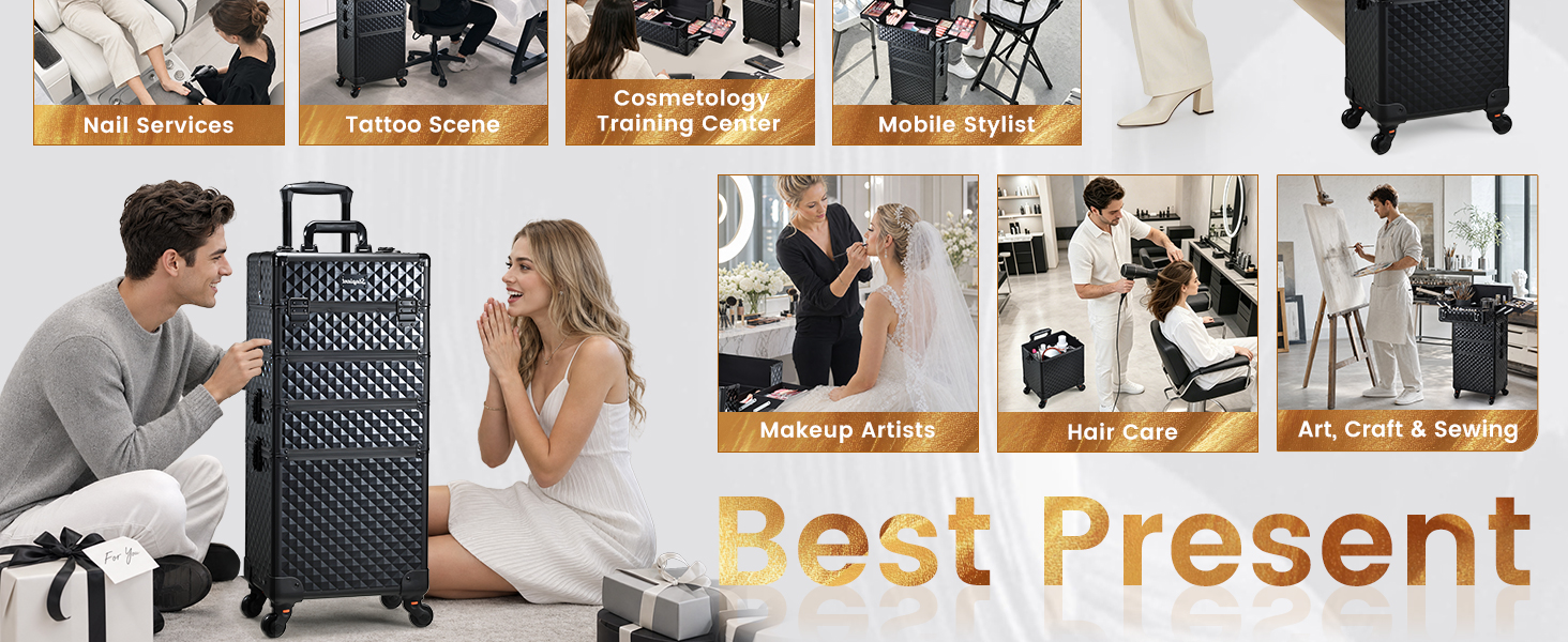 rolling makeup train case