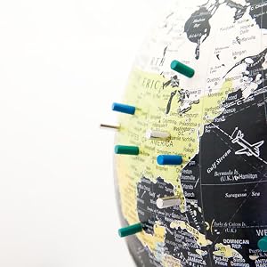 globe with pins earth globe gifts bullseye office magnetic globe globe earth push pin globe